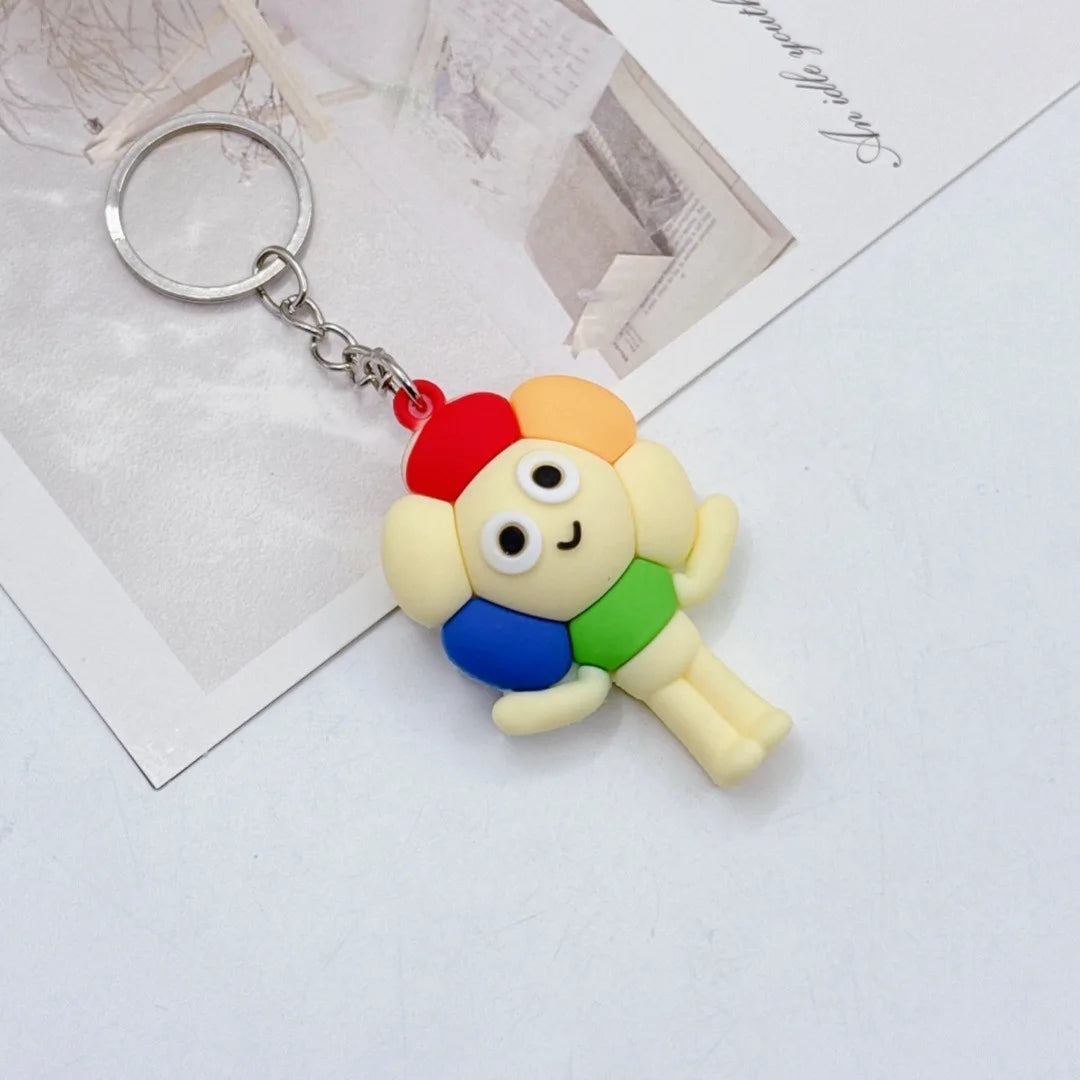 New Classic Game Dandy's World Plush Scraps World keychain by Dandy Backpack pendant Jewelry party gifts