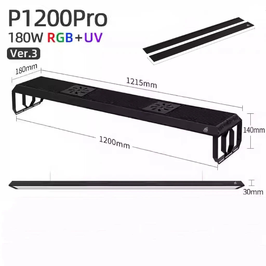 WEEK AQUA P PRO Smart LED Light P600/P900/P1200 - WiFi APP Control High Efficiency Full Spectrum for Freshwater Planted Aquarium