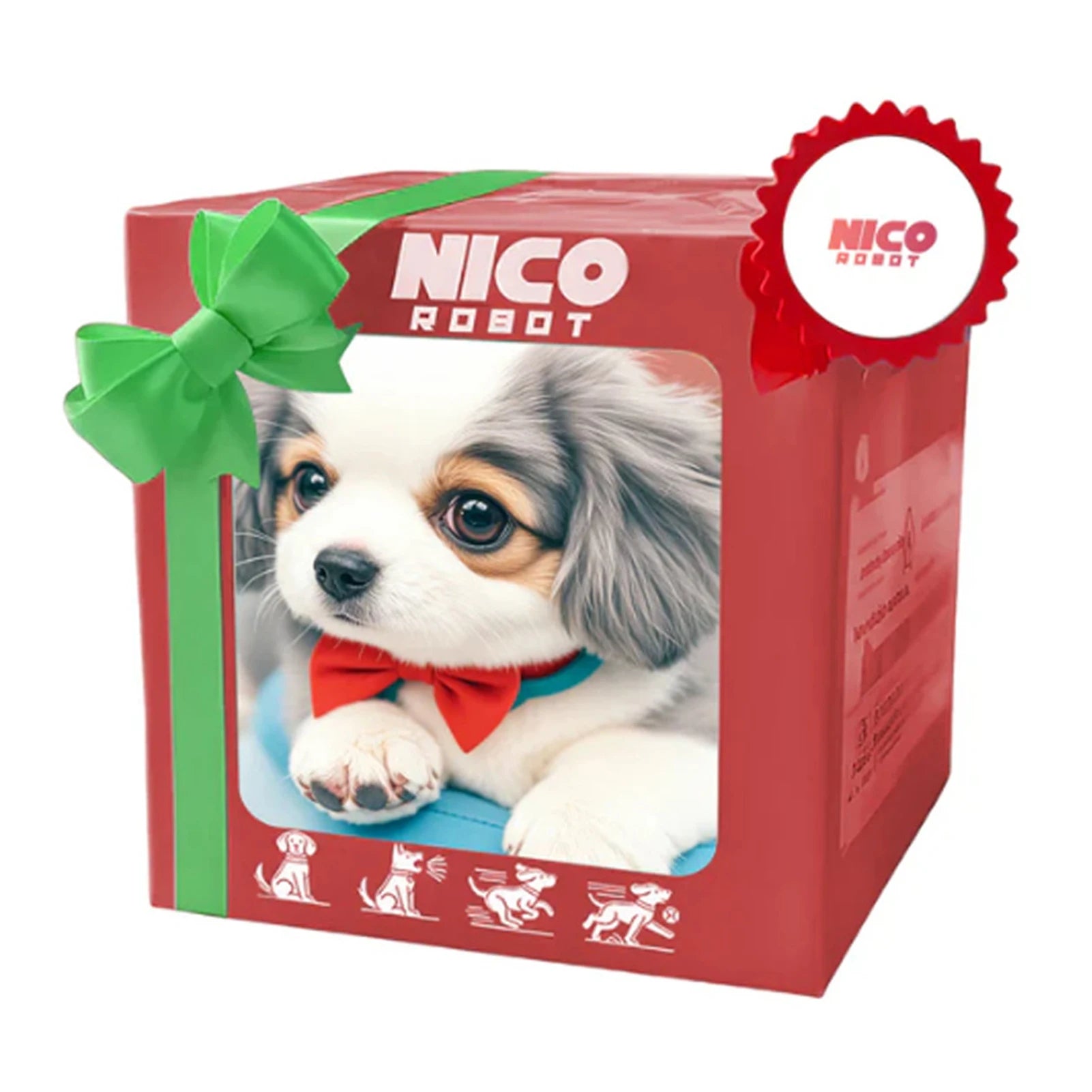 Plush Puppy Toy Electronic Interactive Animal Dog Robot Puppy Kids Doll Plush Simulation Smart Dog Toy Present for Boys Girls