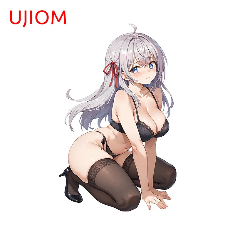 UJIOM for Sexy Alya Mikhailovna Wall Stickers Alluring Anime Girl Pose Tuya Decals Great Self-adhesive House Accessories