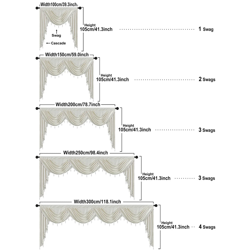 1pc European Luxury Style Window Valance ,Rod Pocket,Italy Velvet Fabric Curtain Valance for Living Room,Home Decor