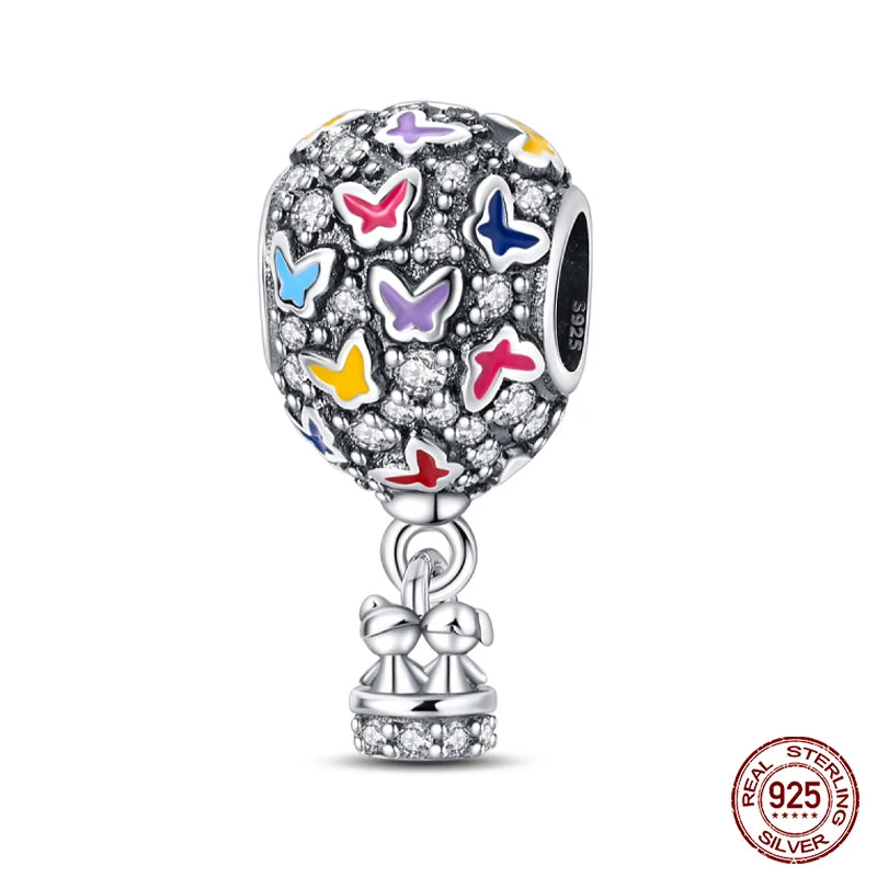 new in Real 925 Sterling Silver Boys and Girls Bicycle Charms Beads Fit Qikaola 925 Original Bracelets Fine DIY Jewelry Making