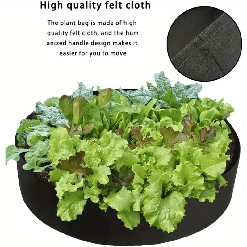 1 classic circular garden bed, lightweight freestanding circular planter, suitable for vegetables, herbs and all manner of plant
