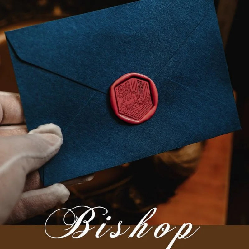 Wax Seal Stamp Vintage Halloween Personalized Wedding Stamp Old Castle Wax Seal Stamp Craft Supplies Stamp and Die Sets HCZ042