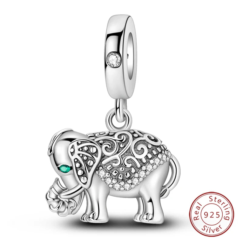 925 Silver Fashion Camera Coffee Cup Flower Charms Beads Fit Qikaola 925 Original Bracelet DIY Birthday Jewelry Making For Women