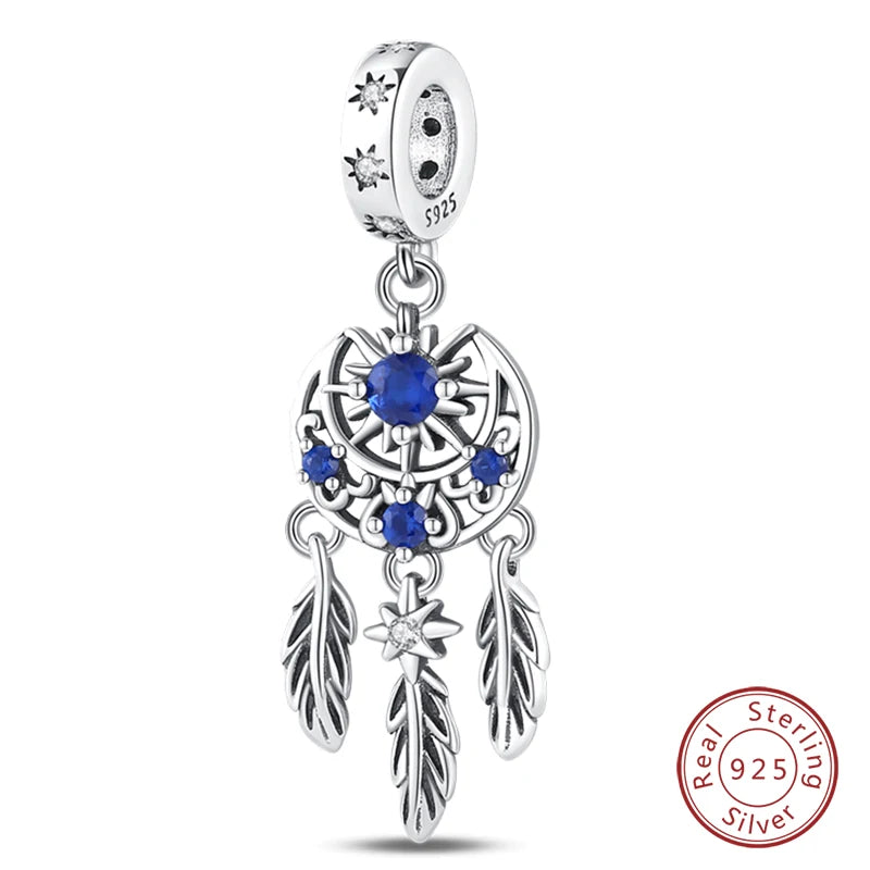 100% Real 925 Sterling Silver Classic Devil's Eye Charms Beads For Women Fit Original Qikaola Bracelets Fine DIY Jewelry Making