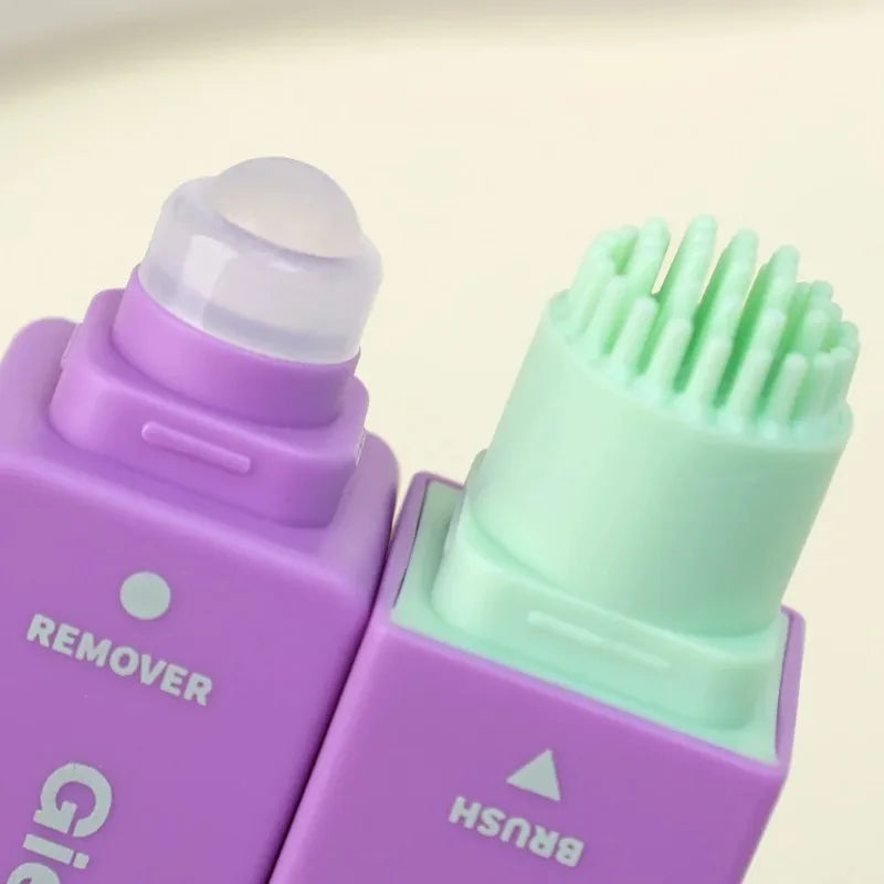 Portable Double Head Stain Remover Pen Instant Stain Treater Stick White Clothes Washing Free Grease Pen Emergency Cleaning Tool