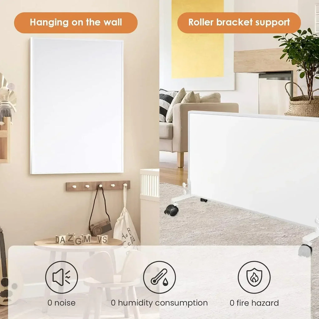 Infrared Heater 600 Watt Infrared Heaters for Indoor Use New Electric Space Heater Reach Operating Temperature 248℉ in 3 Minute