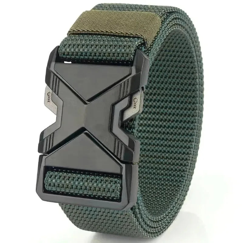 1pc Men's Tactical Sports Belt, Adjustable Quick Release Buckle Multipurpose Outdoor Training Mountaineering Belt For Ideal Gift