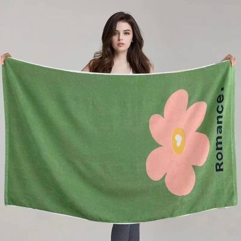 450g thickened pure cotton bath towel for adults, suitable for both men and women, 70*140cm, soft, absorbent, non-pilling, large