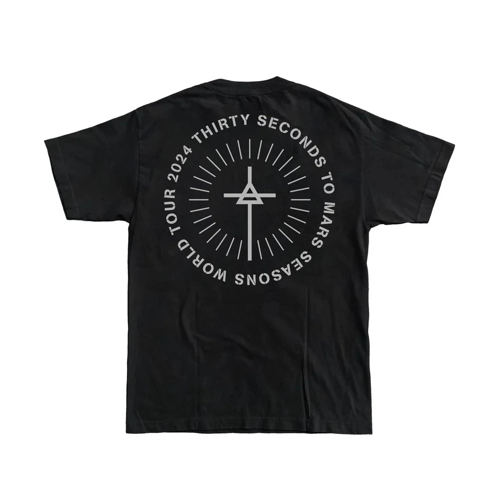 Love Is Madness Lyric Tee THIRTY SECONDS TO MARS Rock Tshirts Short Sleeve Grunge Fashion T-shirt Cotton Men/Women T Shirt Male