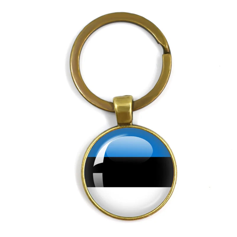 European National Flags, Albania, Andorra, Belarus, Belgium, Bosnia and Herzegovina, Bulgaria, Croatia, Popular Key Chain