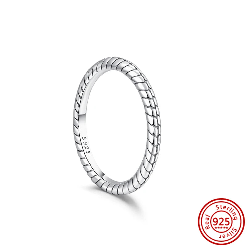 Sale 925 Sterling Silver Women Rings Moon Four Leaf Clover Snowflake CZ Original Sparkling For Women Pantaro Jewelry Anniversary