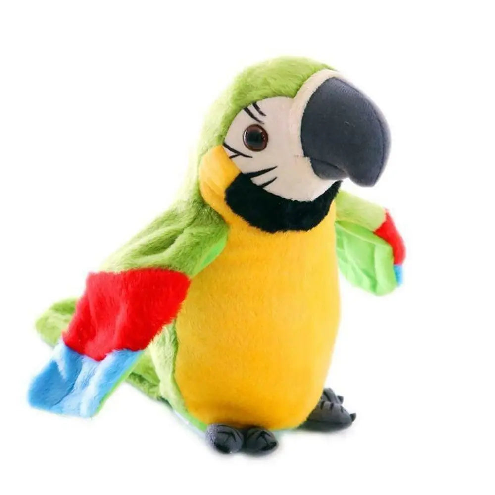 Plush Moves Your Voice Repeat Imitates Voice Gift Parrot Toys Talking Birds Fun Toys