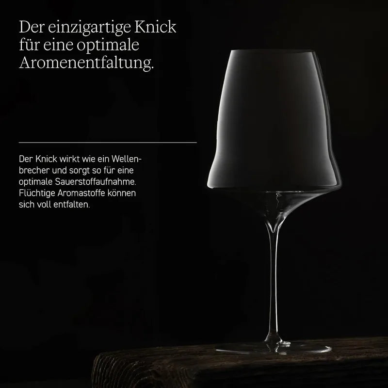 JOSEPHINE No 3  Red   Red wine glasses   purely handmade - Set of 2