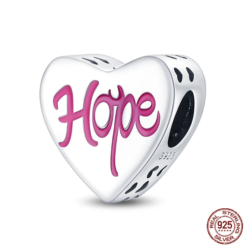 925 Sterling Silver Romantic Heart Series Charms Beads Fit Qikaola 925 Original Bracelet DIY Mother's Day Jewelry Gifts