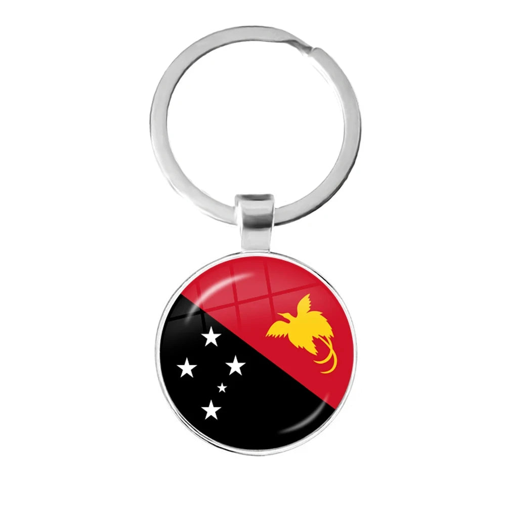 South Africa,Mozambique,Liberia,Cameroon,Cape Verde,Papua New Guinea,Algeria,Belgium,Portugal National Flag Keychains For Gift