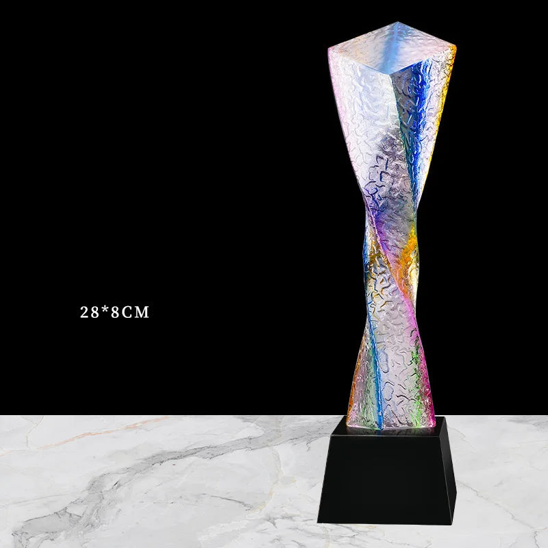 Crystal Trophy, Custom-made, annual meeting Award, Souvenirs, Home Decoration Collection, Creative, New Color
