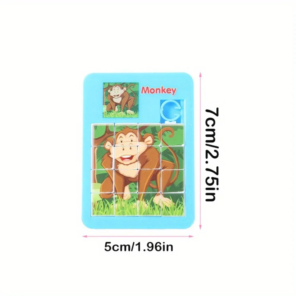 12/24/36 Pack Cute Animal Cartoon Puzzle Toys Kids Birthday Party Favors Prize Pinata Treasure Box Reward Pack Easter Gift