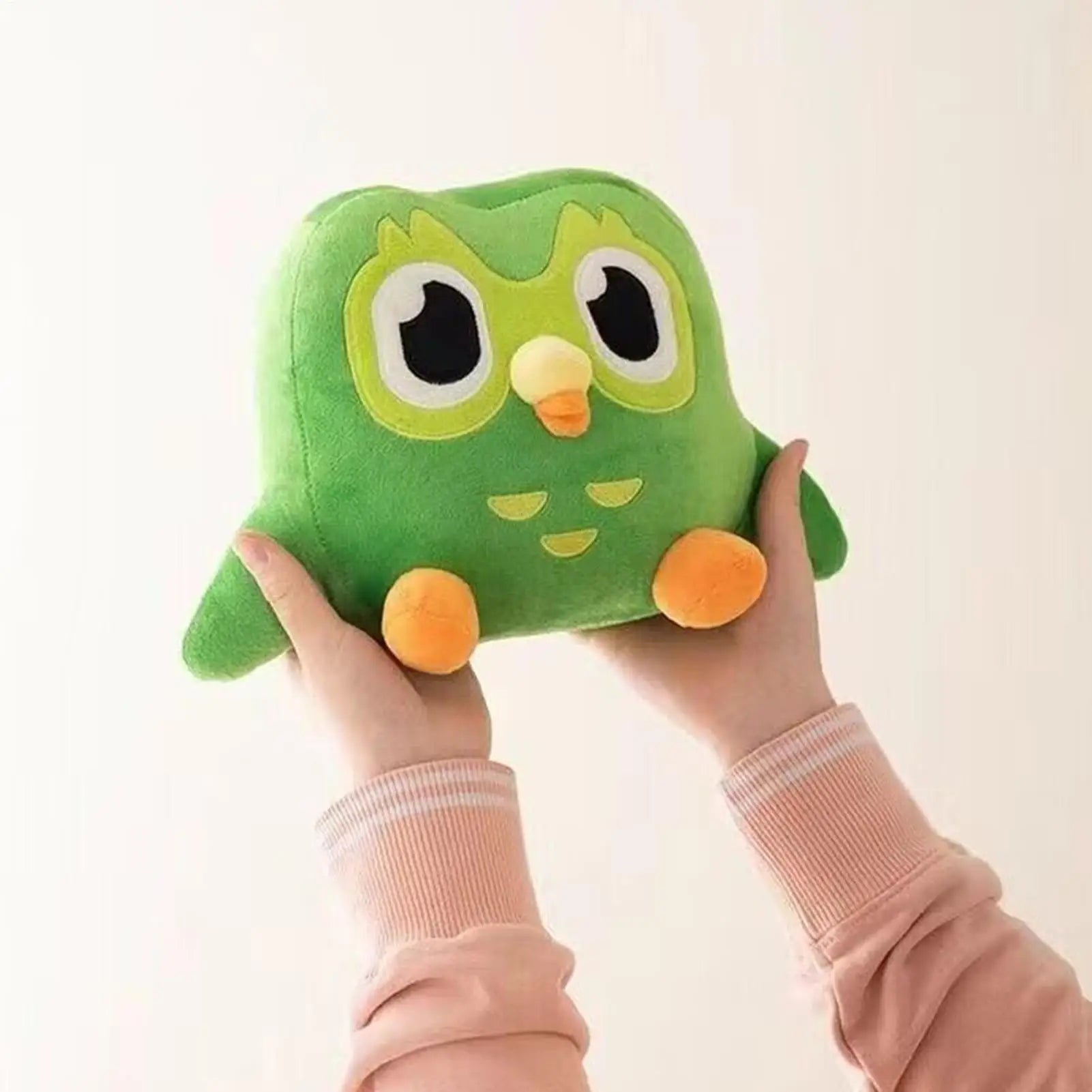 Duolingo DuoPlush Officially Licensed Reminder to Do Your Daily Lesson Premium Plushie FeatherGreen 8.5 Inch