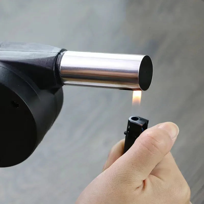 Outdoor Cooking barbecue blower Portable Hand Crank Fan Air Blower Grill Picnic Camping Stove Accessories Barbecue Tools