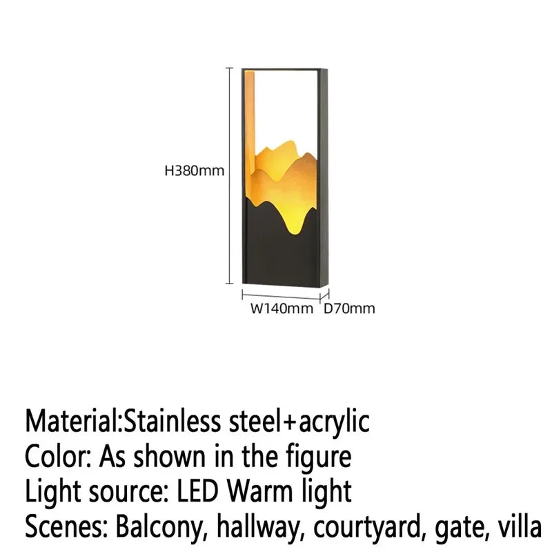 GISELLE Contemporary Outdoor Lawn Lamp LED Electric Waterproof Villa Garden Courtyard District Residential Quarters Lawn Lamp ﻿