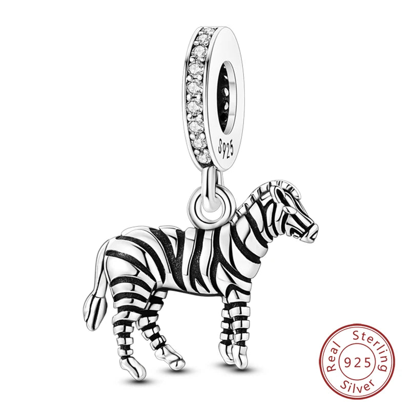 925 Silver Fashion Camera Coffee Cup Flower Charms Beads Fit Qikaola 925 Original Bracelet DIY Birthday Jewelry Making For Women