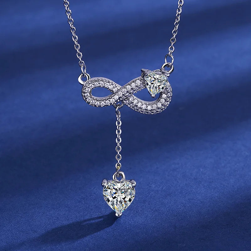 925 Sterling Silver Necklace For Women Round Pendent Sparkling Pave CZ Necklace Fashion Anniversary Birthday Jewelry Gifts N325