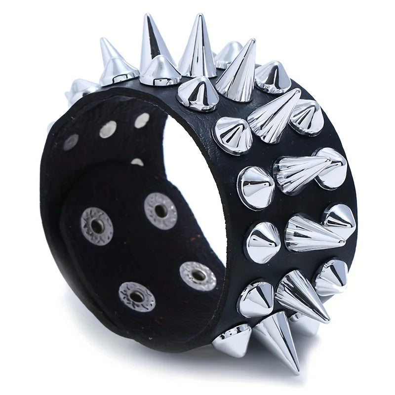 Fashion Gothic Punk Retro Multi Chain Street Dance Bracelet For Halloween Cosplay Christmas Party Birthday Lovers Gifts