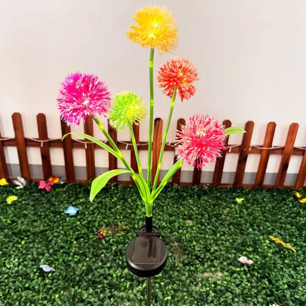 Garden Solar Flower Lawn Lights For Outdoor Decoration Yard Light Waterproof Landscape Solar-Powered LED Lamps 500