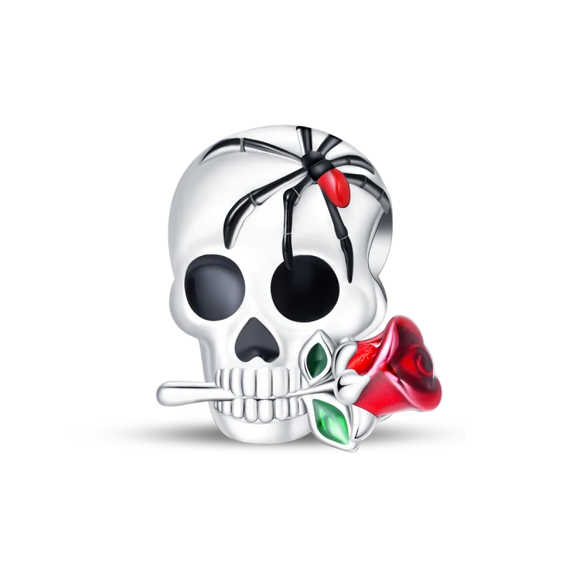 Skull Demon pumpkin Head Ghost Halloween pendant Jewelry Beads for s925 Original Bracelet Plata De Ley 925 boutique charms gift