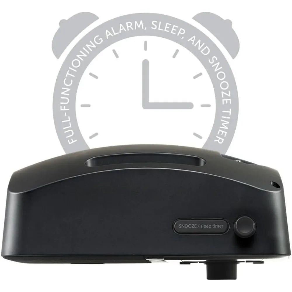 HOME.Mondo Elite Smart Internet Radio, Bluetooth, Wi-Fi, 7-Day Alarm – Microphone-Free (Black)