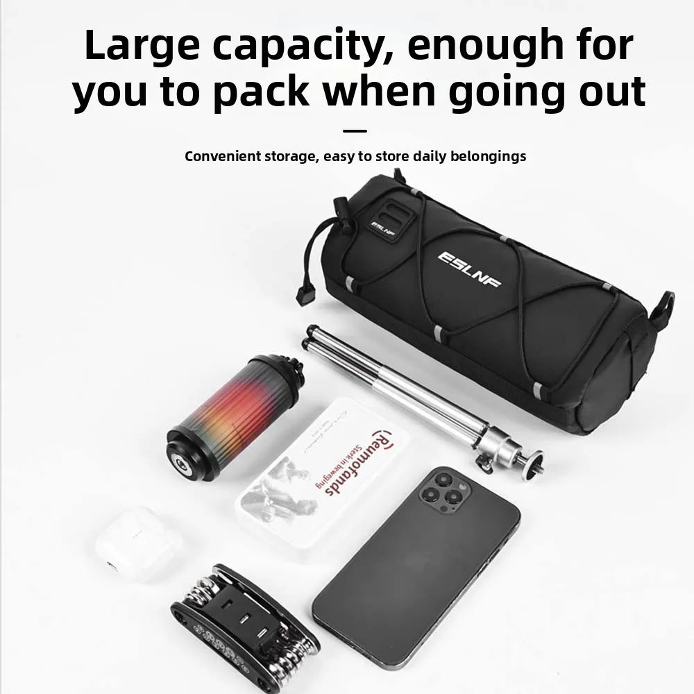 OFFBONDAGE Bike Front Bag Large Capacity Storage Outside Waterproof Multi-function Riding Bag Mountain Bike Bag Bike Accessory