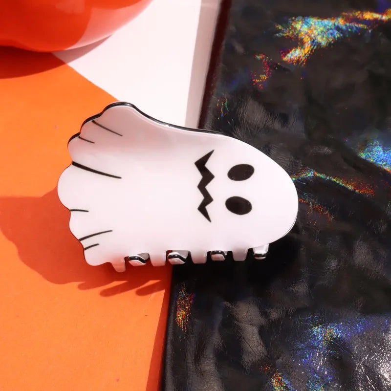 HANGZHI Dark Dragonfly Bat Spider Web Hair Clips Horror Exaggerates Halloween Hair Accessories for Women Kid New Funny Hairpin