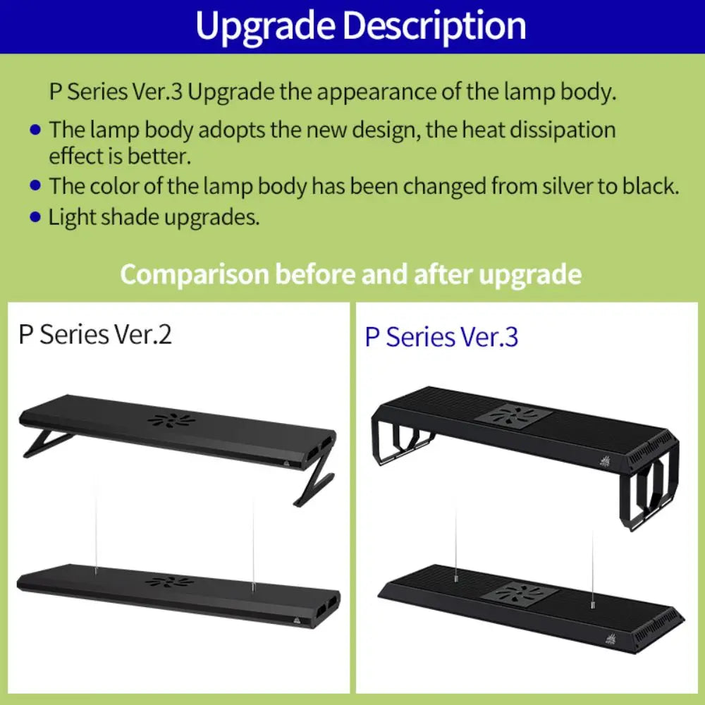 Week Aqua P Series P1200Pro Aquarium LED Light 180W Water Grass RGB+UV Landscaping Lamp App Control Adjustable Height Fish Tank