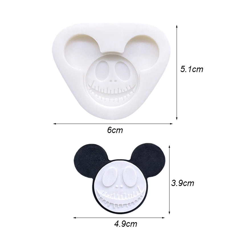 Bat Halloween Silicone Sugarcraft Mold Resin Tools Cupcake Baking Mould Fondant Cake Decorating Tools