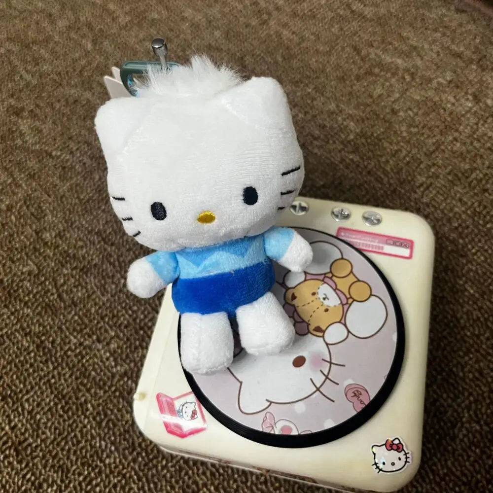 Sanrio Hello Kitty Daniel's Love Buckle Doll Pendant Keychain Japanese Cute Cartoon Kitty Cat Pendant Keychains Bag Accessories