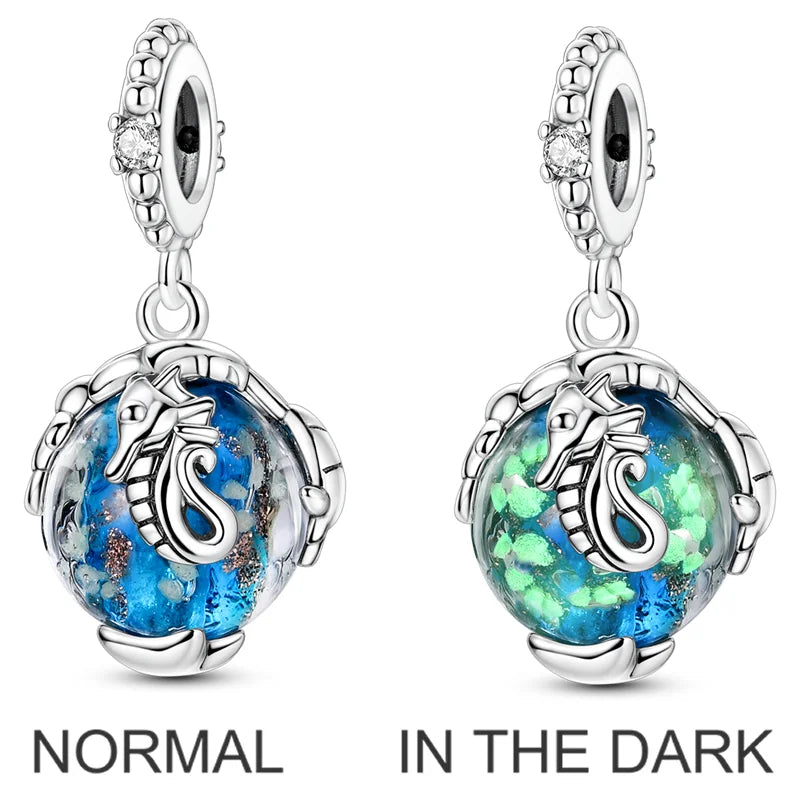 Original Charms Bead 925 Sterling Silver Inlaid Zirconium Bowknot Love Heart Balloon Pendants Fit Bracelet DIY Jewelry Marking