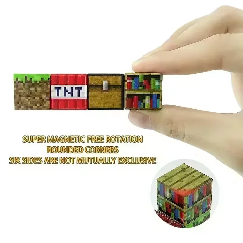 NEW TNT Building Blocks Storage Box, Magnetic Building Blocks Toy Building Block Set Children's DIY Assembly Toy Building Blocks