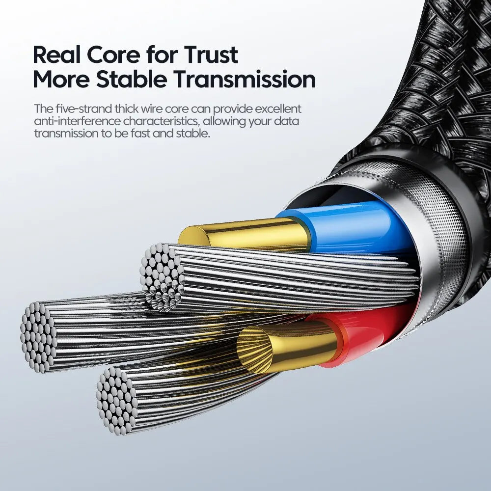 Toocki USB Type C Cable Fast Charging USB C Charger Cord For iPhone 15 14 13 12 11 Huawei P40 P30 Realme Oppo Oneplus Power Bank