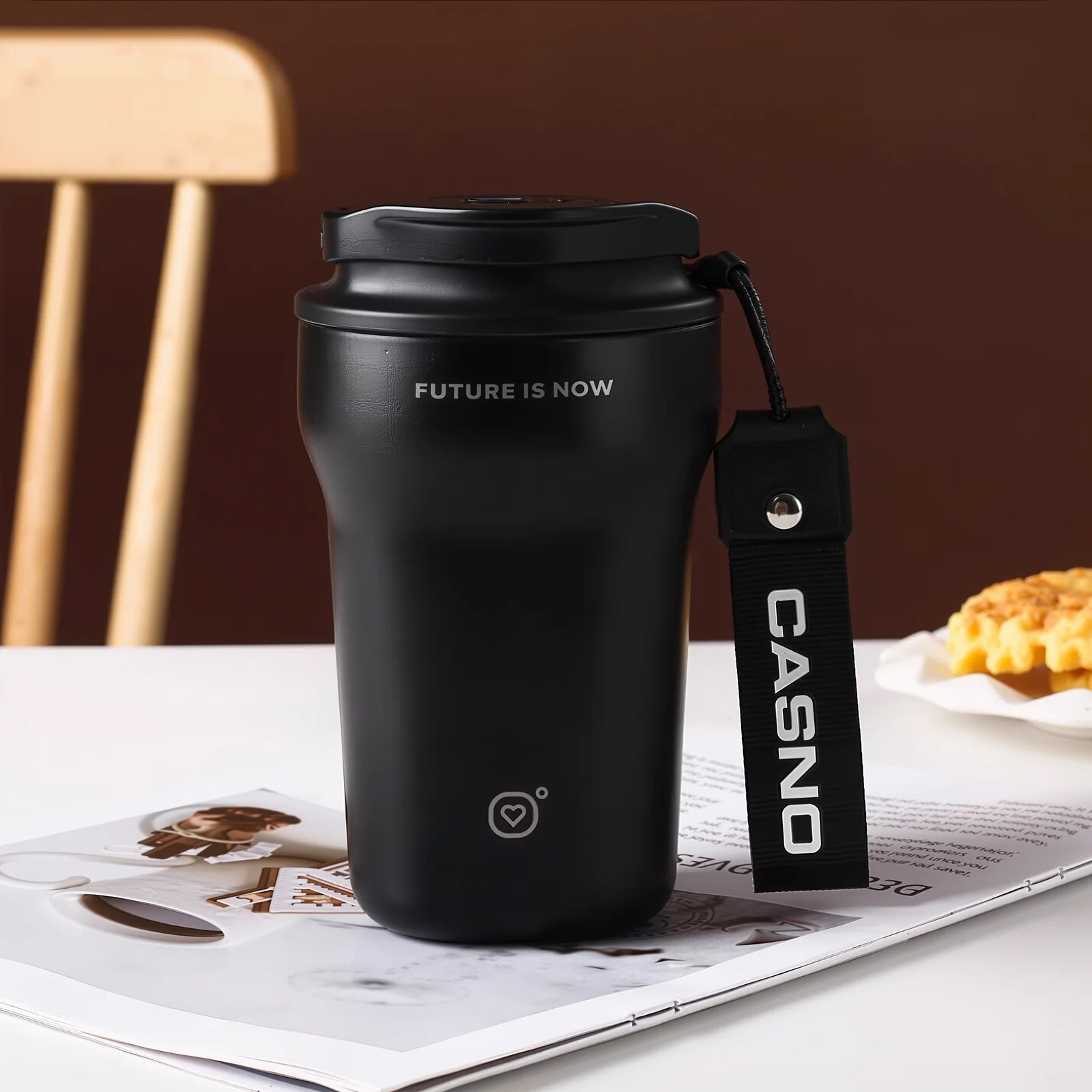 14oz Tumbler Cup With Lid And Straws， Insulated Water Bottle For Home, Stainless Steel Coffee Mug ,travel Leak-proof metal cup,