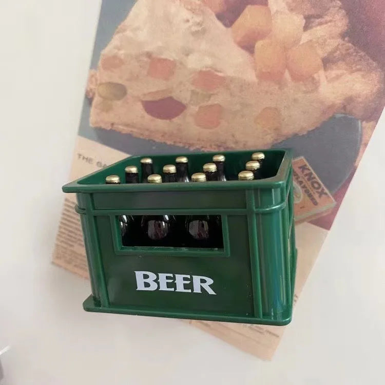 Multifunctional Beer Opener Fridge Magnet New Creative Simulation Beer Box Magnetic Opener High-Value Bottle Opener