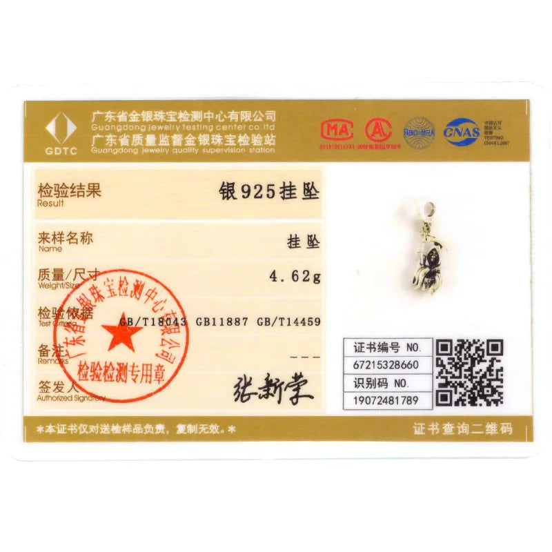 Halloween Dangle 925 Sterling Silver Skeleton Witch Devil's Eye Skull Charms Bead Fit Original Bangle Bracelet Necklace Jewelry