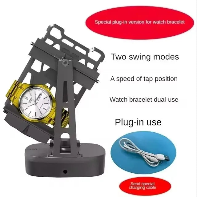 Watch Winder for Automatic Watches,Support Single Watch and Double Watch Spinner,Self Winding Watch Turner,Rotating Watch Device