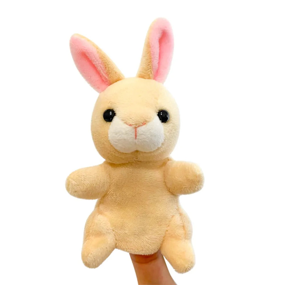 Plush Animals Finger Puppet Toys Role Play Educational Kids Animal Hand Puppet Soft Tell Story Interactive Toys Children Gift