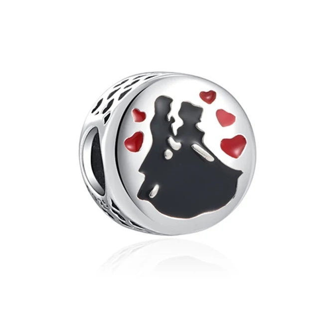 Valentine's Day Charm An Arrow Pierces The Heart Pendant Forever Love Bead Fit Original Bracelet DIY Accessories Jewelry Gift