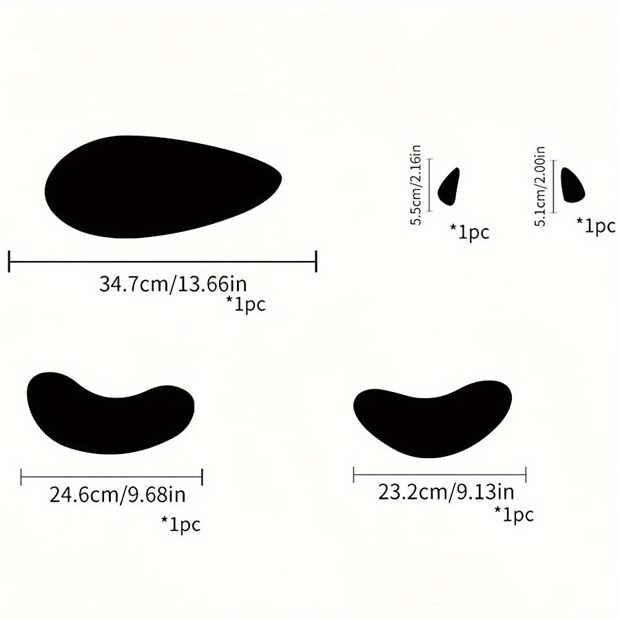 Halloween Ghost Door Stickers, Spooky Wall Decals for Indoor Outdoor Decor, Perfect for Halloween Party Decoration