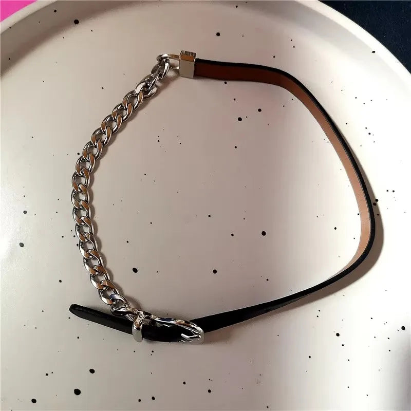 Y2K Cat Claw Star Heart Pendant Plush Leopard Bone Choker Charms Necklaces For Women Goth Aesthetic Accessories Grunge Jewelry