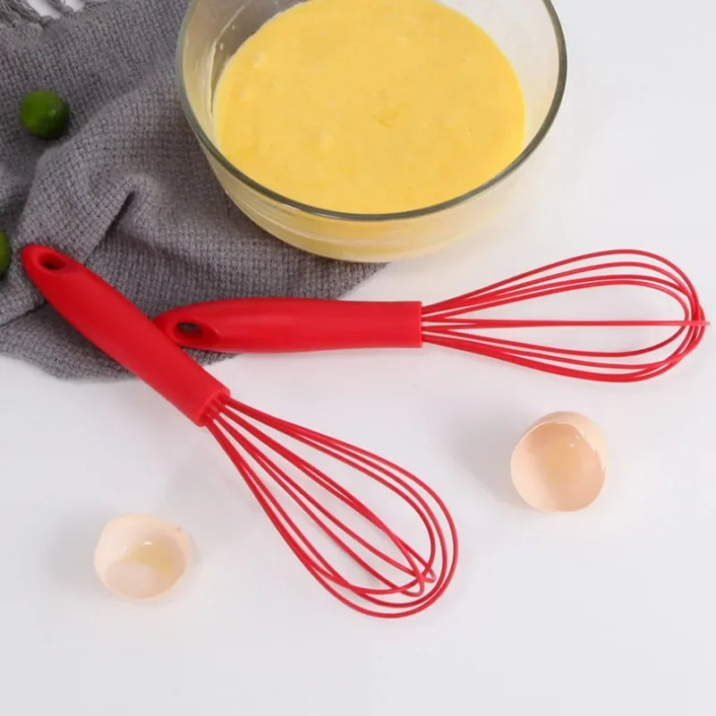 26/30cm Long Handle Hand Mixer Kitchen Household Egg Whisk Egg Stiring Milk Cream Hand Blender Baking Cooking Tool Accessories