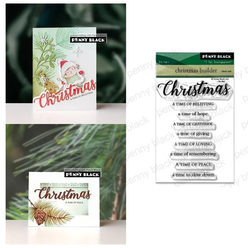 Christmas Builder Metal Cutting Dies And Stamps For Scrap booking Stencil Embossing Mold  DIY Paper Cards Craft Cutting 2025